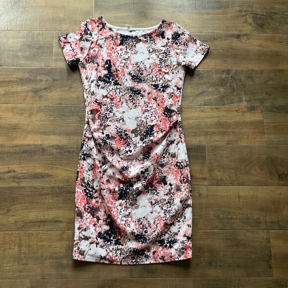 Pinkblush Dresses & Skirts - PinkBlush‎ Women’s Floral Bodycon Dress Short Sleeve Multicolor Size S